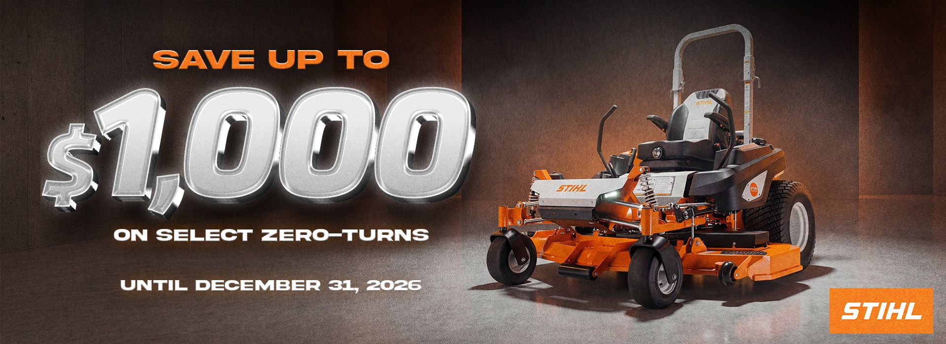 Manufacturer Campaign - Stihl RZ Sale